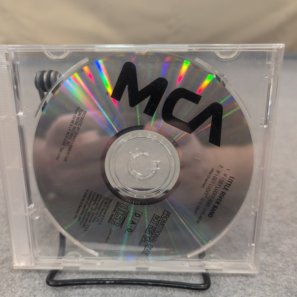 Little River Band If I Get Lucky Promo CD Single 1990 MCA Records CD45-18029 - Picture 1 of 1